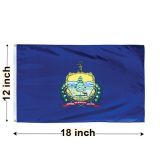 12"x18" Vermont Nylon Outdoor Flag